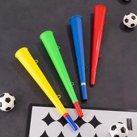 Trompette en plastique de 36 cm, sifflet, vuvuzela, klaxon, jouet sonore pour le soutien sportif