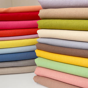 Хлопчатобумажная льняная ткань тканая вышитая легкая дышащая ткань для сумок и домашнего текстиля шириной 140 см несколько цветов - Product Image 1