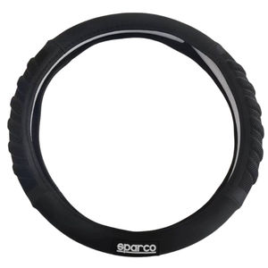 Housse de <span class=keywords><strong>volant</strong></span> de <span class=keywords><strong>voiture</strong></span> universelle en cuir de 38 cm, antidérapante, confortable, accessoire intérieur pour toutes les voitures - Product Image 1