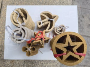 Fireworks Shaped Raw Material Ball Shell Paper Display3 4 5 6 Inch