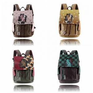 กระเป๋าเป้สะพายหลังลายอสูร <span class=keywords><strong>Kimetsu</strong></span> <span class=keywords><strong>NO</strong></span> <span class=keywords><strong>yaiba</strong></span> kyojin, กระเป๋าเป้อนิเมะ13สไตล์กระเป๋านักเรียนของนักเรียนวัยรุ่น - Product Image 1