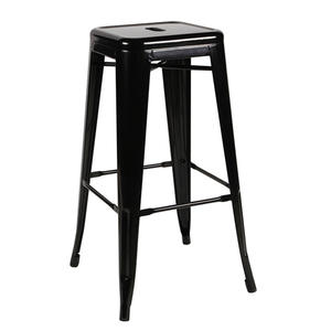 Chaises et tabourets de bar style français Taburete Alto en métal jaune Tabouret de bar moderne pour salon et cuisine - Product Image 6