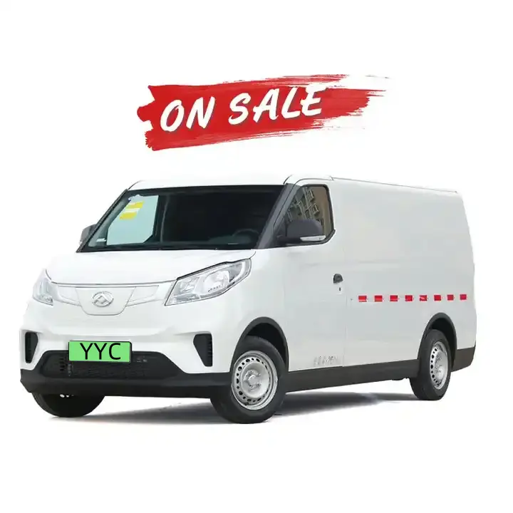 YYC Haute Vitesse Pure Énergie Solaire Style Pratique Maxus Euniq EV30 Van Électrique Voiture