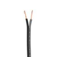 Câble de haut-parleur audio 2x1,0 mm² 100 m OFC, flexible, pour voiture et maison, PVC, haute qualité