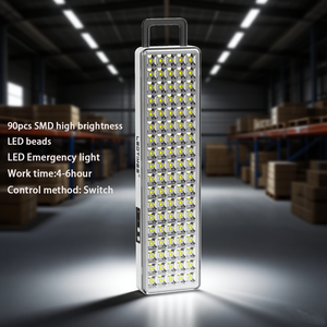 Paraguay Russia <span class=keywords><strong>turchia</strong></span> Romania vendita calda di fabbrica prezzo a buon mercato CE batteria al litio ricaricabile portatile IP43 Led luce di emergenza - Product Image 2