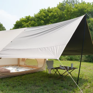 Tente gonflable extérieure de 6,3 mètres carrés, conception personnalisée ODM, Oxford robuste, coupe-vent, imperméable, durable, quatre saisons, rapide - Product Image 1