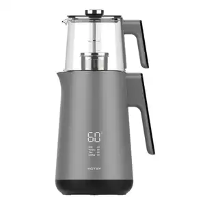 Glass Teapot With Stainless Steel Lid Tea Kettle Induction Keep Hot Full Day Electric Mini Instant Boiler Water