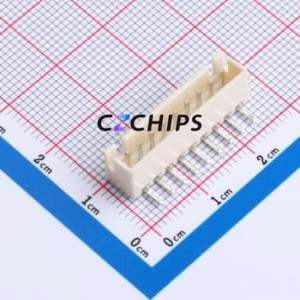 HCZZ0139-9 Wire-to-Board Pin Header Bent Lead Through Hole,P=2.54mm Connector 1x9P 2.5mm Right Angle Insert XH - Product Image 1