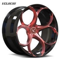 Rines de Aleación Forjados de 2 Piezas con Colores Personalizados VLC, 18 19 20 21 22 23 24 Pulgadas, 5x114.3 5x112 5x120, Diseño Cóncavo para Autos de Carreras