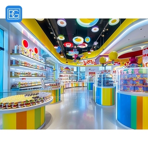<span class=keywords><strong>Kiosque</strong></span> de confiserie de haute qualité pour centre commercial, avec îlot de présentation verrouillable et design d'aménagement pour magasin de détail - Product Image 1