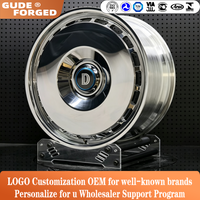 Jantes en acier forgé GUDE 5x130 pour Flying Spur Mulsanne Bentayga Continental GT 20-24 pouces 25 mm ET Poli
