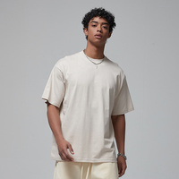 T-shirt vierge personnalisé pour homme avec logo, coupe oversize, 100 % coton épais 190 g/m², impression DTG, vente en gros