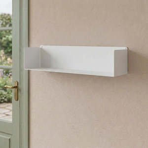 Étagère murale en acier Magnus 60x20 cm, finition mate, style industriel moderne, pour salon ou bureau, montage mural - Product Image 3