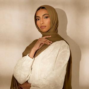 Hijab en modal de printemps 180x70cm, doux, élégant, foulard musulman personnalisable, respirant, léger, modeste, extensible - Product Image 1