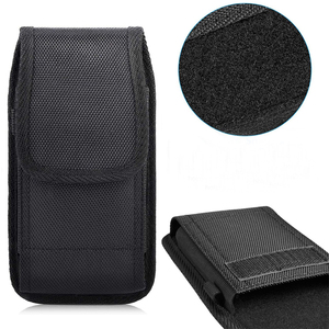 Borsa Porta Cellulare Universale da 5.5-6.9 Pollici a Prezzo di Fabbrica, Custodia Verticale in Nylon con Clip da Cintura per Uomo - Product Image 3