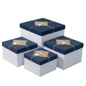 2023 Hot Sale <b>Square</b> Exquisite Clothing Packaging Birthday Gift Box With Custom Design - Product Image 2
