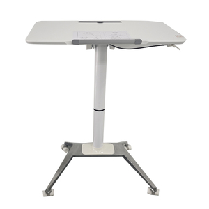 Mesa ajustable de pie, escritorio de computadora de elevación, escritorio de ajuste de altura con cajones, puertos USB para oficina en casa - Product Image 2