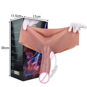 Vente <span class=keywords><strong>en</strong></span> gros d'usine de pantalons gode <span class=keywords><strong>en</strong></span> silicone gros pénis réel éjaculant gode éjacule portable pour femmes sex-toy lesbien boutique <span class=keywords><strong>en</strong></span> <span class=keywords><strong>ligne</strong></span> - Product Image 4