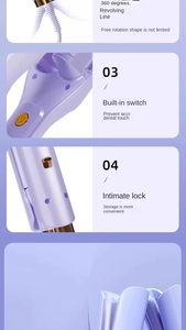 Nuevo rodillo de hierro de <span class=keywords><strong>pelo</strong></span> de silicona de salón de seda Vogue portátil personalizado ondas de viaje térmicas vivas rizador eléctrico - Product Image 3