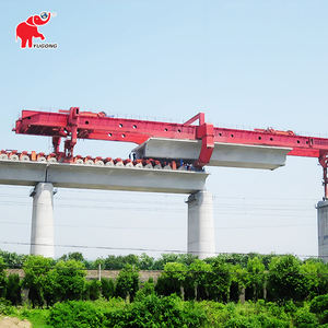 Bonnes machines de construction standard Grue de lanceur de pont de capacité de 100 tonnes pour l'installation de garde-corps de route - Product Image 3