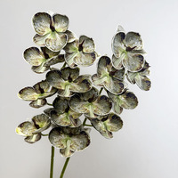 Fleur artificielle Phalaenopsis à 7 têtes, orchidée papillon en coton de silicone au toucher réel, fausse fleur pour la décoration intérieure