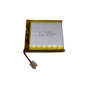 Аккумулятор литий-ионный перезаряжаемый LiPo CE 704345, 3.7В, 1800мАч, 6.66Втч, NCM анод, скорость разряда 0.5C, 7x43x45мм - Product Image 6