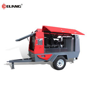 <span class=keywords><strong>Compresseur</strong></span> d'air à vis mobile diesel portable 350 Cfm 8 Bar <span class=keywords><strong>sur</strong></span> châssis pour sablage - Product Image 6