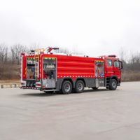 Nouveau camion de pompiers industriel HOWO pour la lutte contre les incendies, avec réservoir d'eau de 2-3 tonnes et réservoirs de mousse de 8-12 tonnes, pour la protection incendie des usines et des parcs