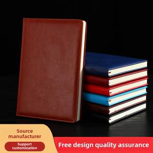 Carnet de notes en cuir classique A5 avec logo personnalisé, papier à coudre classique en PU pour réunions, cadeau publicitaire, personnalisation A3 - Product Image 5