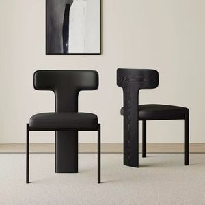 Italian Scandinavian Style <b>Dining</b> <b>Chair</b> Upholstered Minimalist Design For Home Restaurant Hotel Use - Product Image 3