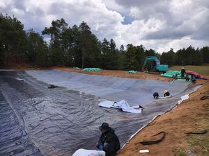 Contrôle de l'érosion durable et couverture en béton géosynthétique résistant aux mauvaises herbes pour stabiliser le sol prêt à être expédié - Product Image 3