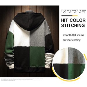 Sudadera con Capucha para Hombre FOXA, Sudadera de Algodón con Bolsillo, Estilo Casual, Transpirable, Manga Larga - Product Image 4