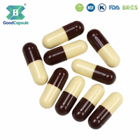Capsules dures HPMC d'origine végétale certifiées FDA, BRC, NSF, Halal, Kosher, sans BSE, sans TSE, sans OGM, à base de plantes, résistantes à l'humidité