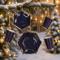 Ensemble d'assiettes en papier pour la décoration de fête