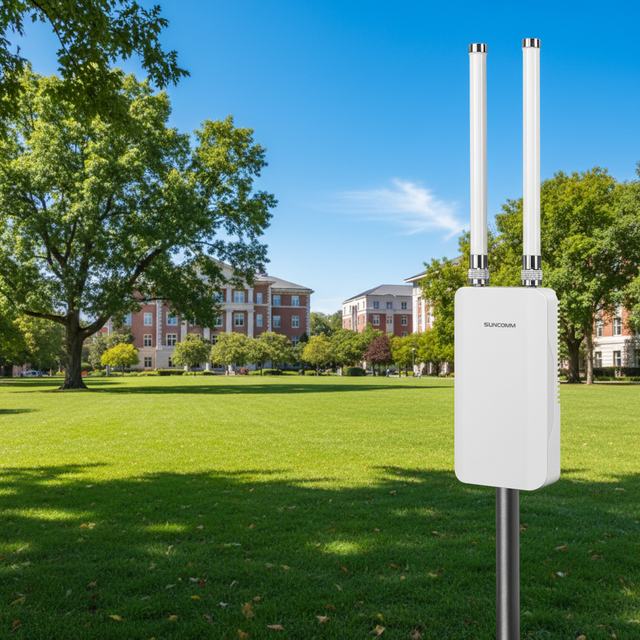 WiFi 6 Outdoor Access Point AP3000G Dual-Band 3000Mbps IP65 48V PoE 802.3af/at 128 Users WPA3 Security for Public Areas