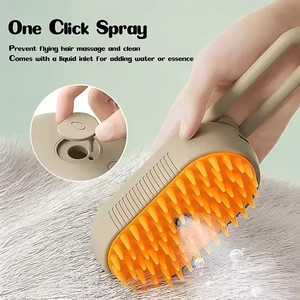 3 in 1 Cat Dog Steamy Brush Steam Brush Electric Sprayer for Massage Pet Grooming Tool Shedding Electric <b>Sprays</b> Massage Combs - Product Image 3