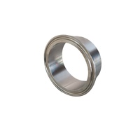 스테인레스 스틸 304 316L 28.6mm 길이 파이프 피팅 위생 용접 페룰 ISO SMS DIN 트라이 클램프 페룰