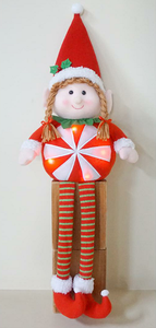 Décoration d'elfe lumineuse en tissu - Product Image 3