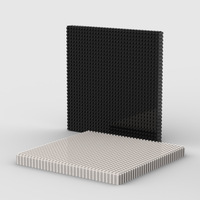 Paquete de 40 Placas Base de Bloques de Construcción de Micropartículas de 32x32, 4mm, Diamante, Mini Plástico ABS, Accesorios para Chasis de Juguetes DIY