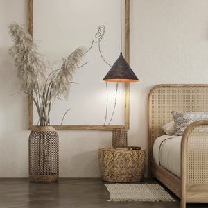 โคมไฟสไตล์วาบิซาบิแบบญี่ปุ่น ดีไซน์อุตสาหกรรม โคมไฟระย้าดีไซน์เฉพาะสำหรับร้านอาหาร บาร์ ห้องนอน-โคมไฟแขวน - Product Image 4