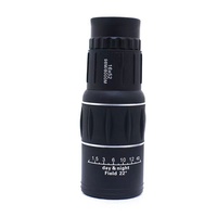 Telescopio Monocular 16x52 de Alta Potencia con Doble Enfoque, Zoom Óptico, Alta Magnificación y Largo Alcance