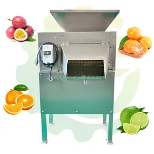 Presse-agrumes industriel automatique pour fruits Extracteur de presse-agrumes à double rouleau pour agrumes, orange et citron