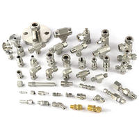 Valve à aiguille instrumentale Swagelok Type NV en acier inoxydable 316 forgé, 6000 PSI, double ferrule NPT, zéro fuite, pour huile, gaz, semi-conducteurs