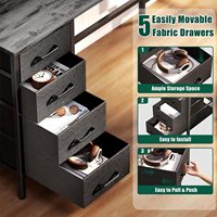 Ordinateur réversible bureau de jeu prise de courant panneau perforé lumières LED plateau de clavier stockage pliable en forme de L pour bureau usage domestique