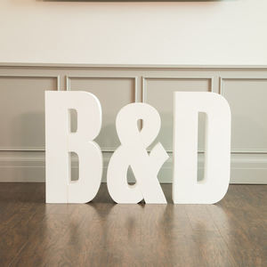 Vitrine 3d acrylique face grandes lettres en mousse événement mariage géant lettres d'amour en mousse - Product Image 2