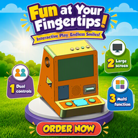 Youpinhui 18 jeux tout-en-un, mini borne d'arcade de compétences, support de pièces, jeu personnalisable, Plug-and-Play, comptoir métallique 110/220V