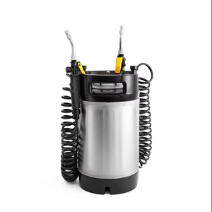 KUNAISI 2.5ガロン 洗車ケグ ウィンドウフィルム着色ケグ PPFツール エアレススプレー ウィンドウティントツール ウォーターパイプ2本付き - Product Image 1