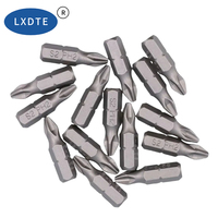 Set Bit Obeng Impact Baja S2 25mm LXD OEM PH/PZ Anti-Slip Magnetik Hex Shank Aksesoris Perkakas Listrik Tugas Berat