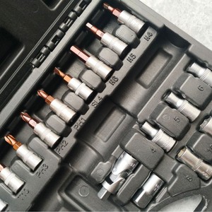 Juego de Llaves Dinamométricas Preestablecidas de 1/4" 5-25Nm, 33 Piezas, 72 Dientes, Juego de Herramientas de Mantenimiento de Alta Precisión, Juego de Llaves de Tubo - Product Image 5
