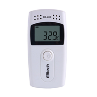 Probador Digital de humedad y temperatura NTC, Mini registrador de datos con USB incorporado, RC-4HC